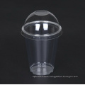 Pet Flat Lid with Straw Hole for Plastic Cup